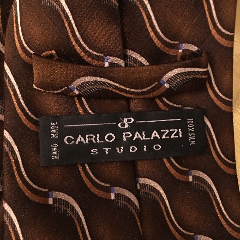 Carlo Palazzi Beautiful Browns 100 Silk Tie